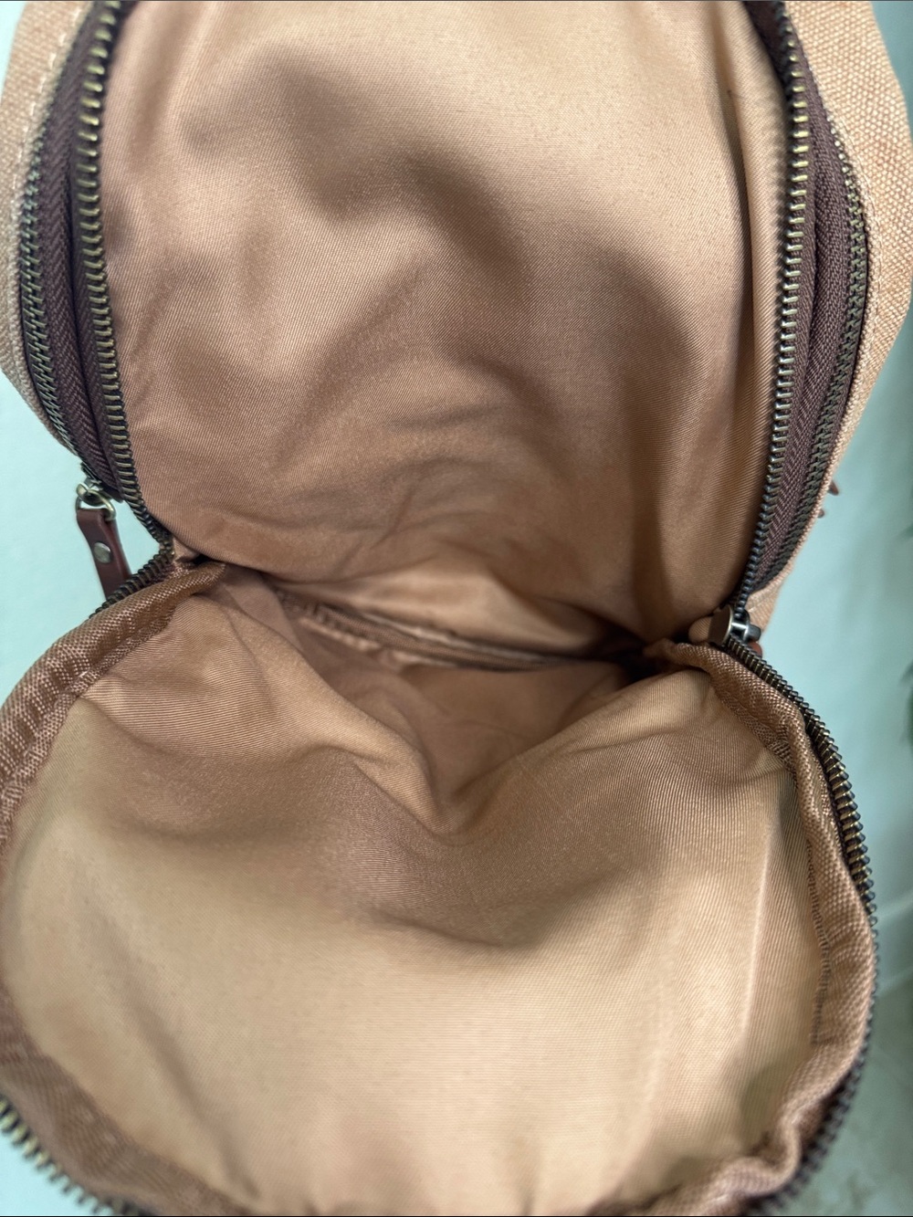 Antik Kraft Crossbody Sling-Samara Cotton Canvas in Tan/Camel Unisex - Picture 8 of 15